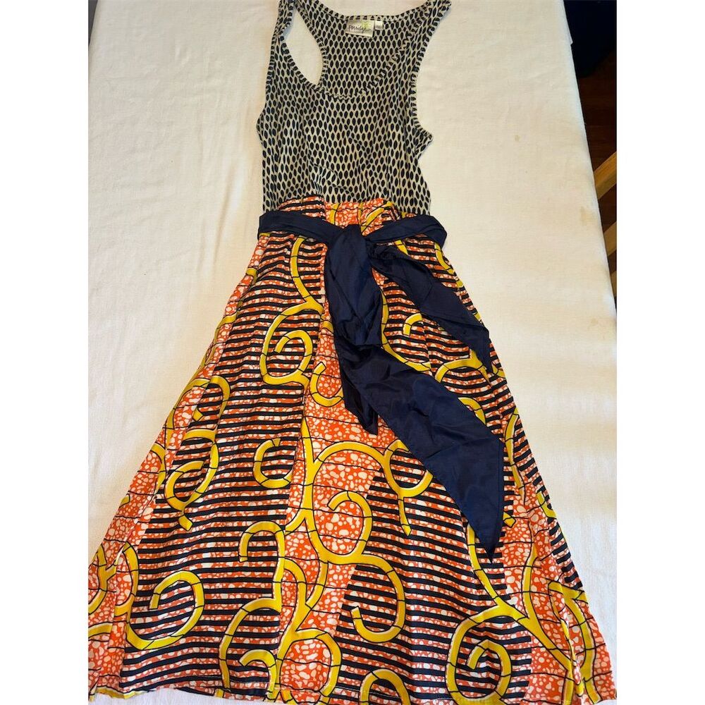 Anthropologie Porridge Flight of the Bees Dress M  Midi A-Line Sleeveless
